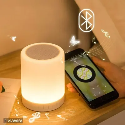 Touch Lamp Speaker with Portable Bluetooth  HiFi Speaker with Smart Colour Changing Touch Control