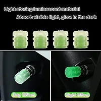 All-New Bike/Car Tyre Air Valve Caps ndash; Universal Fluorescent Tire Valve Caps for Cars  Bikes with Neon Glow - Brighten Up Your Ride Instantly PACK OF 4-thumb3