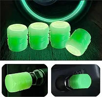 All-New Bike/Car Tyre Air Valve Caps ndash; Universal Fluorescent Tire Valve Caps for Cars  Bikes with Neon Glow - Brighten Up Your Ride Instantly PACK OF 4-thumb4