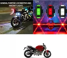Signal Warning Blinking Strobe Multicolor Led Light with USB Rechargeable Multipurpose IP67 Waterproof for Motorbike, Helmet, Drone, Bicycle , Toys, Travelling, Car, Truck (1Pc)-thumb3