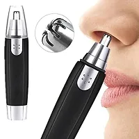 NEW EAR AND NOSE HAIR TRIMMER PROFESSIONAL HEAVY DUTY STEEL NOSE CLIPPER BATTERY-OPERATED-thumb1