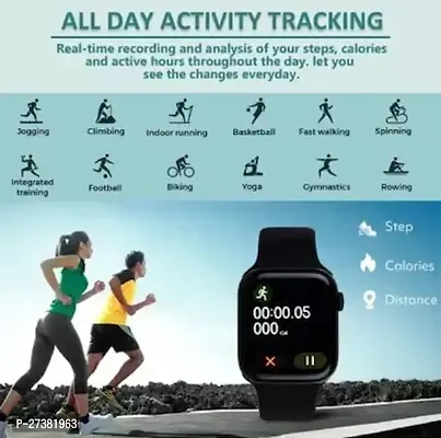 T500 Smart Watch with Calling Feature and Fitness Heart Rate Activity Tracker-thumb2