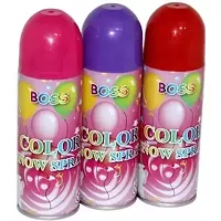 Color Snow Spray for Holi Festival Foam Spray 250 ml each Holi color paste pack of 2-thumb1
