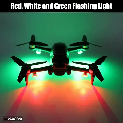 Colors LED Aircraft Strobe Exterior Lights Kit For Auto Motorbike Drone Bicycle USB Rechargeable Battery(White, Green, Red)