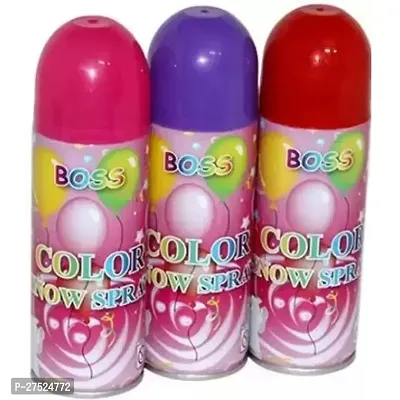 Holi Special Boss Color Snow Spray (Pack of 6) - 250ml-thumb2