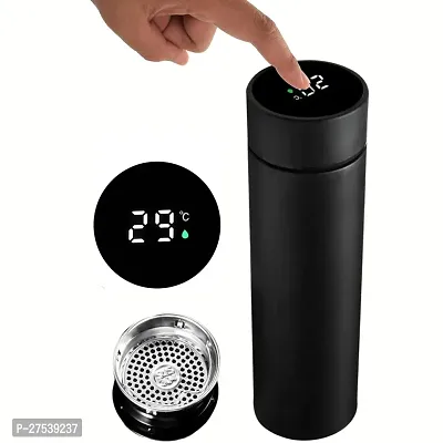 Temperature Display - Stainless Steel Hot  Cold Thermos Vacuum Flask For Travel, Outdoor, Gym, Office - Leakproof-thumb0