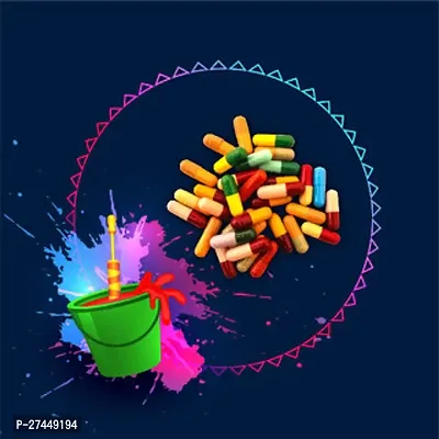 Holi Festival Colour Capsule Holi Color Powder Pack of 40-thumb0