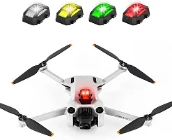 3 Colors LED Aircraft Strobe Exterior Lights Kit For Auto Motorbike Drone Bicycle USB Rechargeable (White, Green, Red)-thumb1