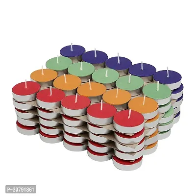 Diya Decoration Floating Candle 24Pcs , Smokeless, Dripless  Long Lasting Candle for Diwali Decoration-thumb0