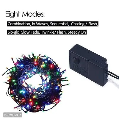 LED String Serial Light 33 FEETS with 8 Modes Changing Controller. Waterproof  Flexible Copper Lights for Home Diwali Home Decoration-thumb4