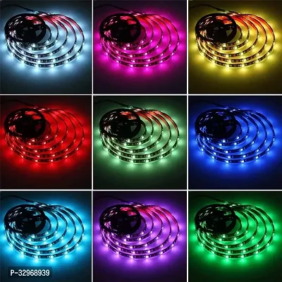 Classy 4.5 Meter Waterproof Strip Light RGB Color LED Strip with 24 Ir Remote Controller-thumb2