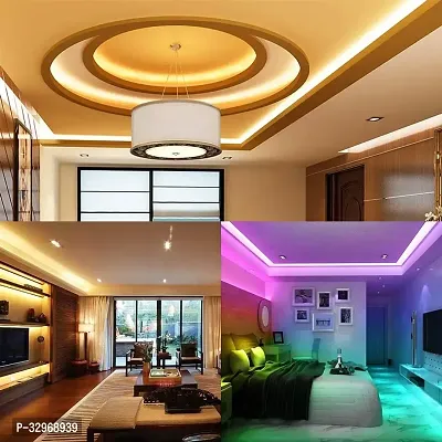 Classy 4.5 Meter Waterproof Strip Light RGB Color LED Strip with 24 Ir Remote Controller-thumb3