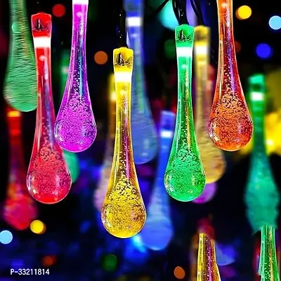 Water Drop String Ball Light  Outdoor String Waterproof Crystal Water Drop Fairy Lights-thumb0