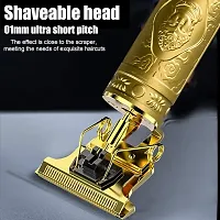 Golden Buddha Engraved Cordless Electric Rechargeable Haircut Hair Removal Trimmers-thumb2