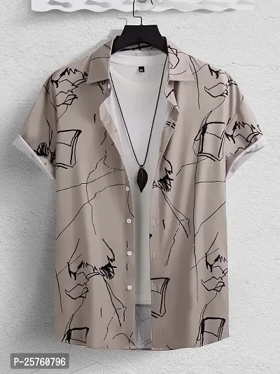 Stylish Multicolouredd Cotton Short Sleeves Shirt For Men Pack Of 2-thumb3