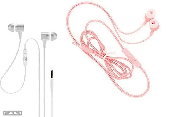 Stylish Wired 3.5 Mm Single Pin Earphone With Microphone