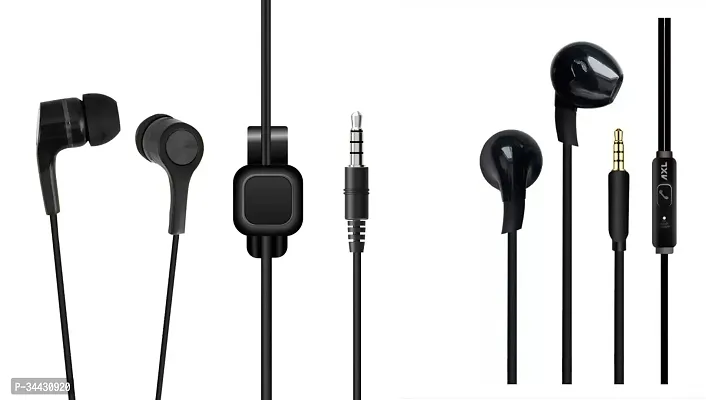 Stylish Wired 3.5 Mm Single Pin Earphone With Microphone