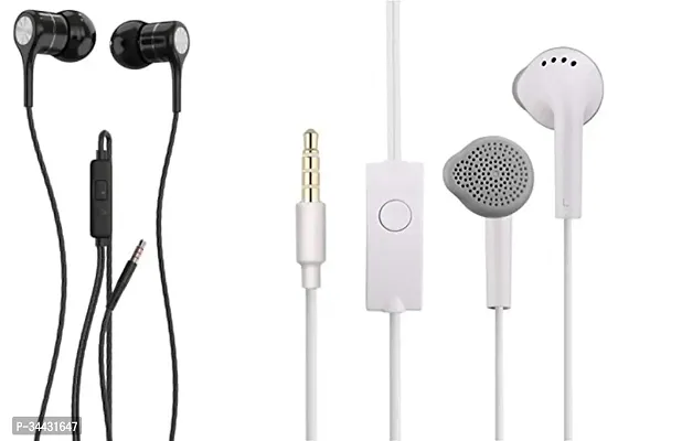 Stylish Wired 3.5 Mm Single Pin Earphone With Microphone-thumb0