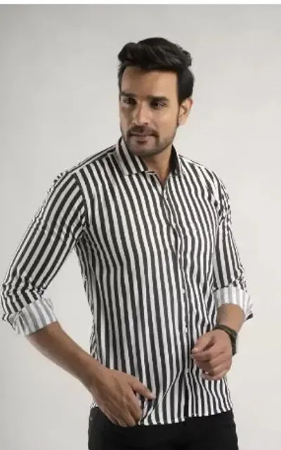 Reliable Striped Long Sleeves Casual Shirts For Men