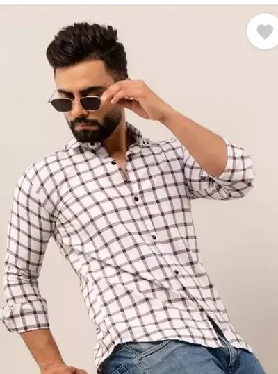 Reliable Checked Long Sleeves Casual Shirts For Men