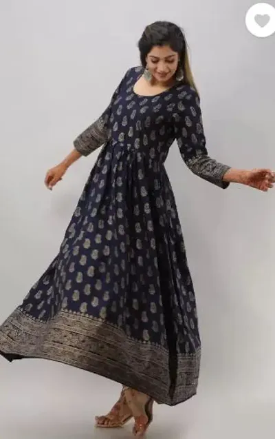 Attractive Rayon Anarkali Kurta For Women