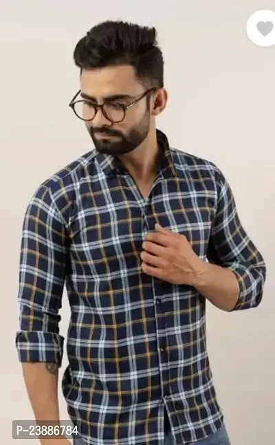 Reliable Multicoloured Cotton Checked Long Sleeves Casual Shirts For Men