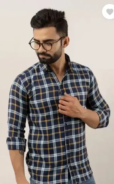 Reliable Checked Long Sleeves Casual Shirts For Men