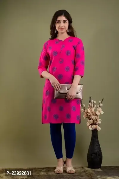 Fancy Cotton Kurtis For Women-thumb0