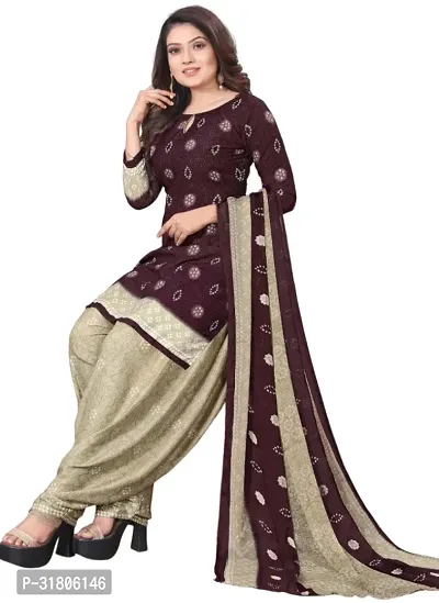 Elegant Multicoloured Cotton Printed Dress Material with Dupatta For Women (Combo Pack of 2)-thumb2