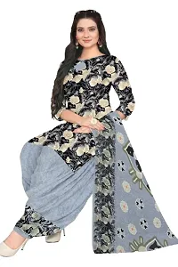 Elegant Multicoloured Cotton Printed Dress Material with Dupatta For Women (Combo Pack of 2)-thumb2