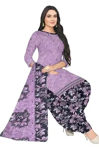 Elegant Multicoloured Cotton Printed Dress Material with Dupatta For Women (Combo Pack of 2)-thumb2