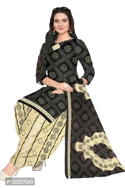 Elegant Multicoloured Cotton Printed Dress Material with Dupatta For Women - Pack of 2-thumb3