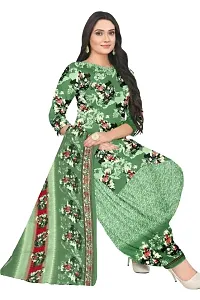 Elegant Cotton Printed Dress Material with Dupatta For Women - Pack of 2-thumb1