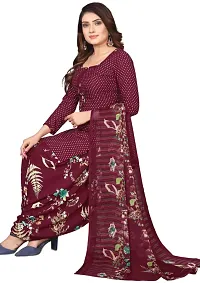 Elegant Multicoloured Cotton Printed Dress Material with Dupatta For Women - Pack of 2-thumb1