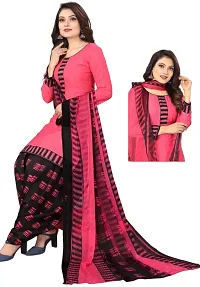 Stylish Cotton Blend Dress Material with Dupatta for Women Pack of 2-thumb1