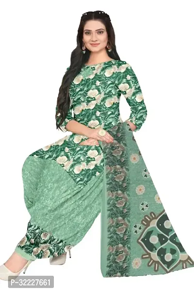 Elegant Multicoloured Cotton Printed Dress Material with Dupatta For Women (Combo Pack of 2)-thumb3