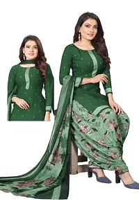 Beautiful Cotton Blend Unstitched Dress Material with Dupatta (Pack of 2)-thumb2