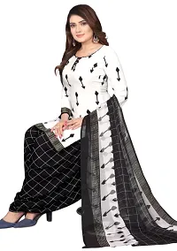 Elegant Multicoloured Cotton Printed Dress Material with Dupatta For Women (Combo Pack of 2)-thumb1