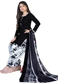 Elegant Multicoloured Cotton Printed Dress Material with Dupatta For Women (Combo Pack of 2)-thumb1