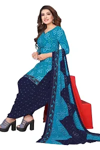 Elegant Multicoloured Cotton Printed Dress Material with Dupatta For Women - Pack of 2-thumb2