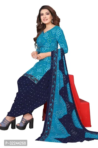 Elegant Multicoloured Cotton Printed Dress Material with Dupatta For Women - Pack of 2-thumb3