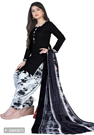 Elegant Multicoloured Cotton Printed Dress Material with Dupatta For Women (Combo Pack of 2)-thumb2