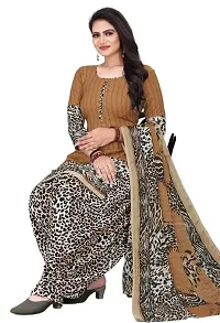 Unstitched Printed Crepe Kurta  Patiyala Dress Material with Dupatta (Combo Pack of 2)-thumb2