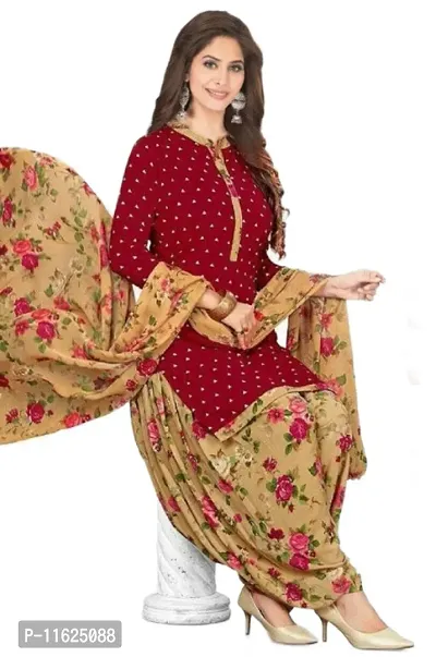 Classic Rayon Dress Material with Dupatta for Women