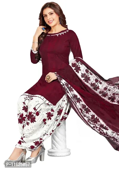 Classic Rayon Dress Material with Dupatta for Women-thumb0