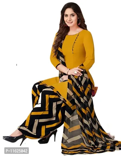 Classic Rayon Printed Dress Material with Dupatta for Women-thumb0