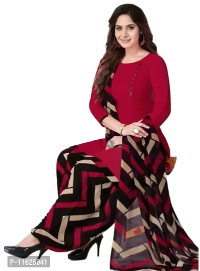 Classic Rayon Printed Dress Material with Dupatta for Women-thumb0