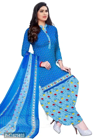 Classic Rayon Printed Dress Material with Dupatta for Women-thumb0