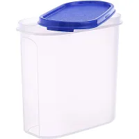 LIVA Plastic 1600 Ml Modular Airtight Kitchen Storage Container (Blue)-thumb1