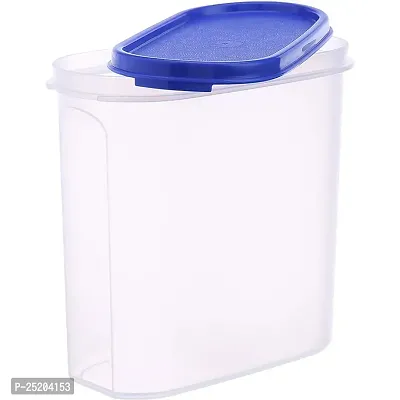 LIVA Plastic 1600 Ml Modular Airtight Kitchen Storage Container (Blue)-thumb2